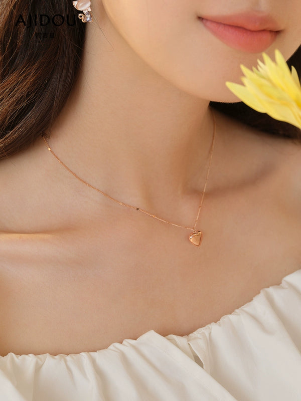 Rose Gold Cold Wind Net Necklace