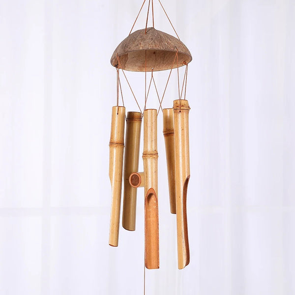 Bamboo Windbell Chimes Craft For Outdoor & Garden Patio Home Decoration