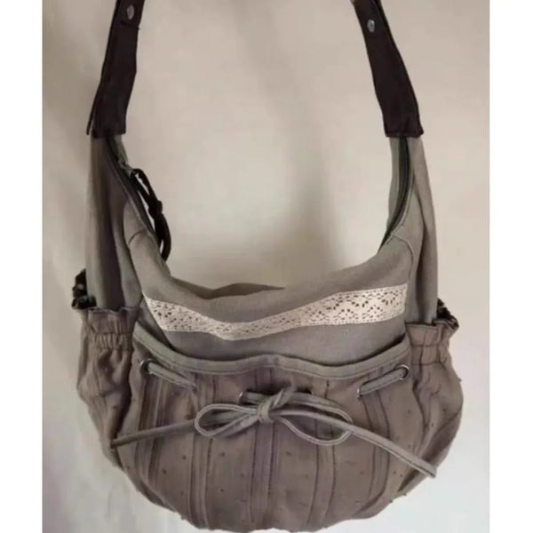 Sweet Cool Bow Vintage Drawstring Chic Crossbody Bags