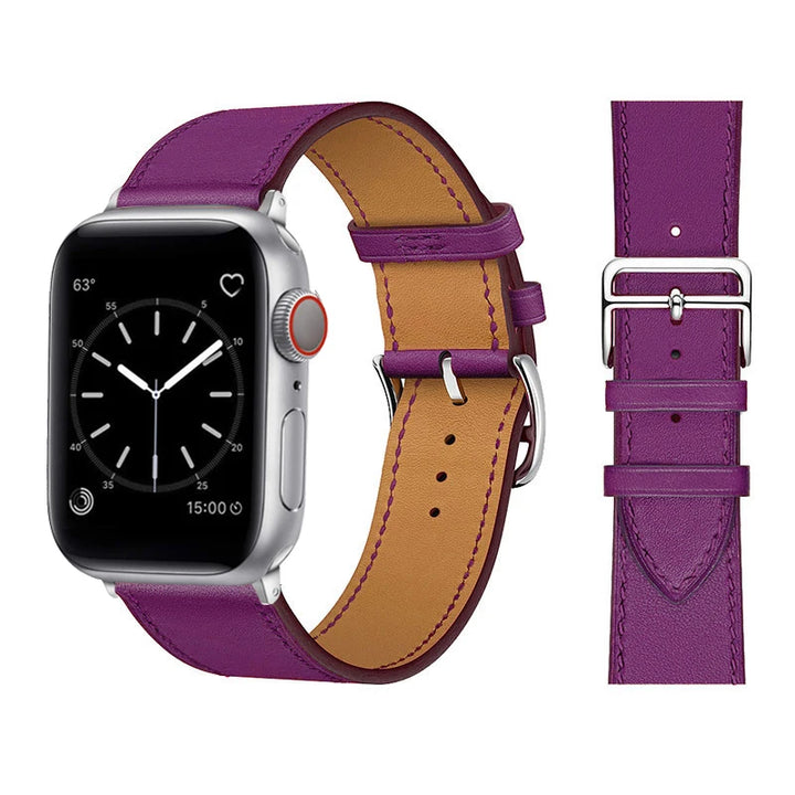 Elevate Your Style with Premium Leather Apple Watch Band